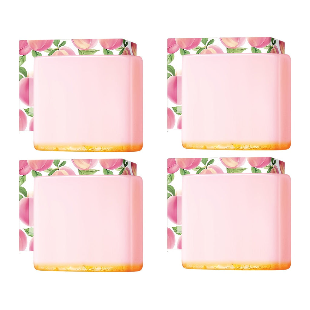 Intimate Cleansing Soap Rose Essence Built-in Bubble Net Rich Foam pH Balance Moisturizing Private Parts Soap for Women Peach Strawberry 2pcs 4pcs