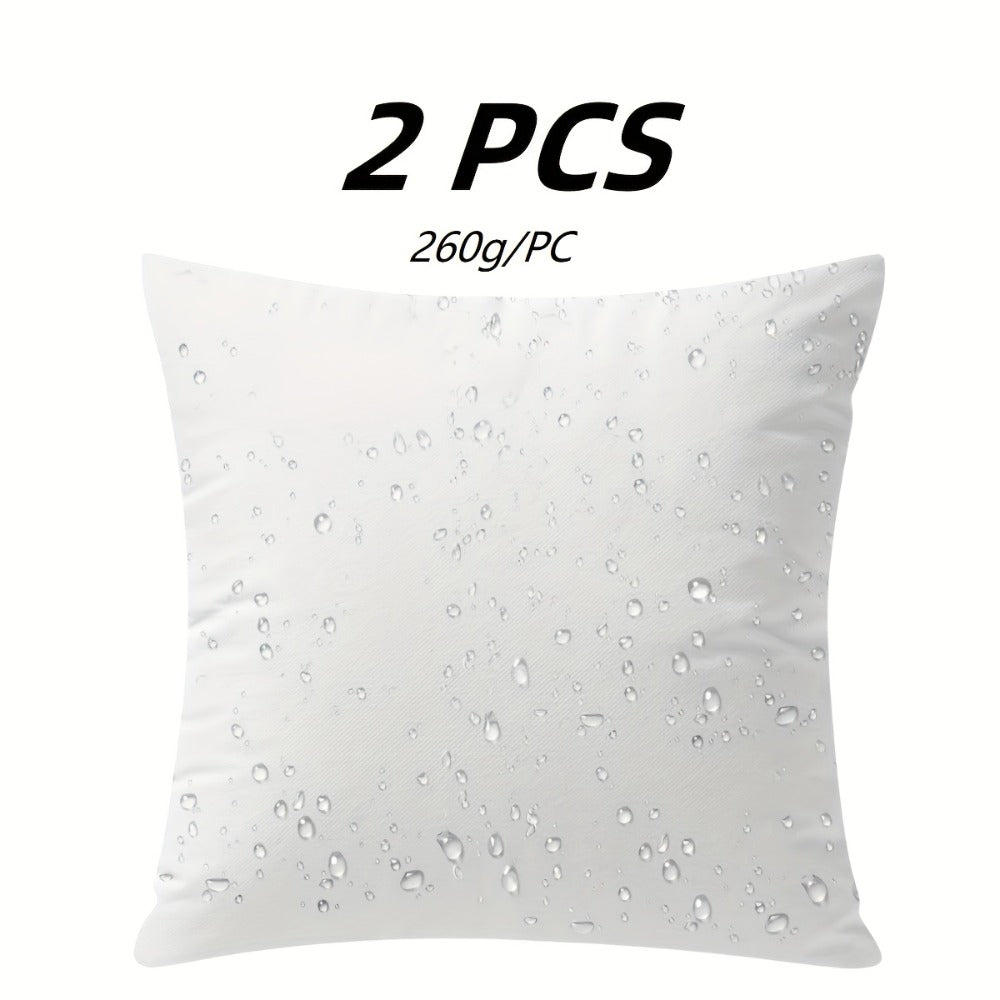 Pillow Inserts Square Indoor Outdoor Decorative Cushion Filling - Woven Fabric 200g+ Stuffing for Throw Pillows Couch Sofa Patio, White, Pack of 2 or 4, Multiple Sizes 12x20 16x16 18x18 20x20 22x22