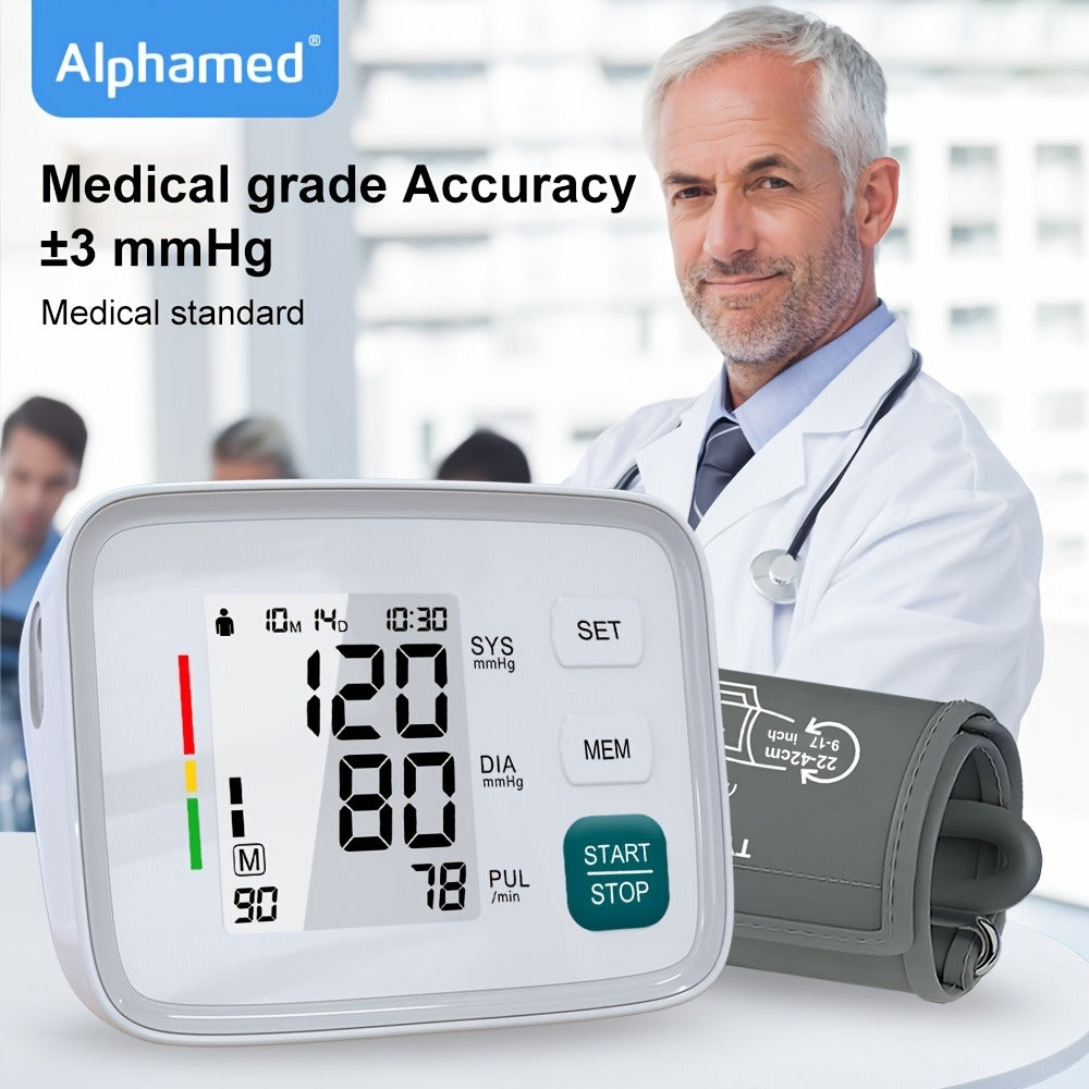 Blood Pressure Monitor Upper Arm - Automatic Digital BP Machine, Large Display, 2-4 User Memory 199 Readings, 8.7-17¡± Cuff, Home Blood Pressure Meter with Irregular Heartbeat Detection, 3 Models