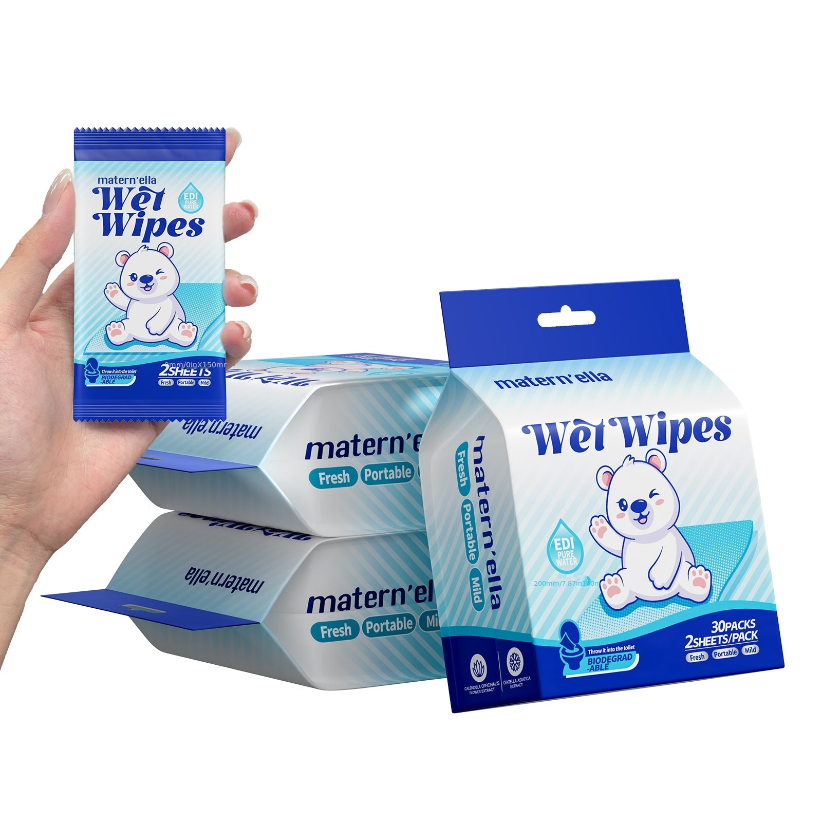 Flushable Wet Wipes for Adults with Probiotics ¨C Plant-Based Fibers, Fragrance Free, Sewer Safe, Soft & Thick Disposable Butt Wipes, Travel & Camping Must-Have, for Incontinence & Personal Care (3/5/6/8 Packs)