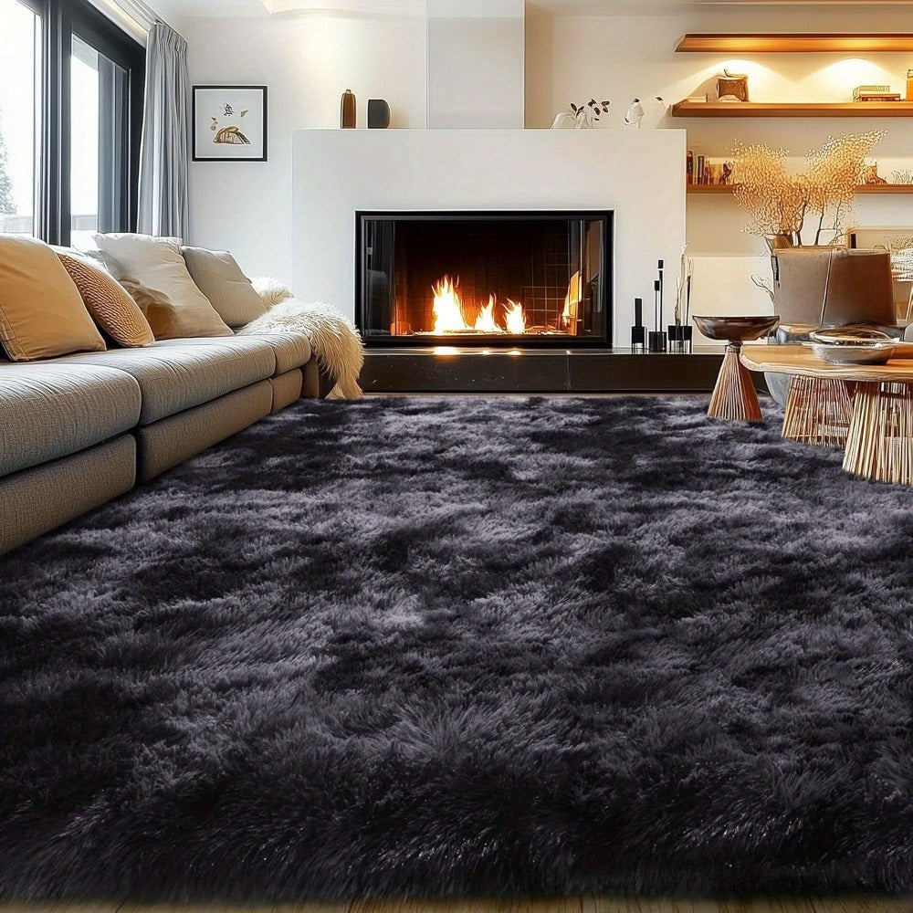 Fluffy Shag Area Rug 8x10 Feet ¨C Ultra Soft Plush Non-Slip Large Living Room Rug, Fuzzy Bedroom Carpet for Teen Dorm, Study Room & Home Decor ¨C Multiple Colors