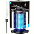 Plug-In Bug Zapper with Dual LED ¨C 110V Electric Fly Killer & Mosquito Trap, Instant Kill for Mosquitoes, Flies & Cockroaches, with Bug Collector Tray, for Home, Office & Commercial Use (HK-5)