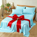 Bamboo Bed Sheet Set Ultra Soft Cooling - 100% Viscose Bamboo Sheets Twin Full Queen King, Breathable Luxury Bedding for Hot Sleepers, Deep Pocket 16 Inch, Hotel Quality, 11 Colors