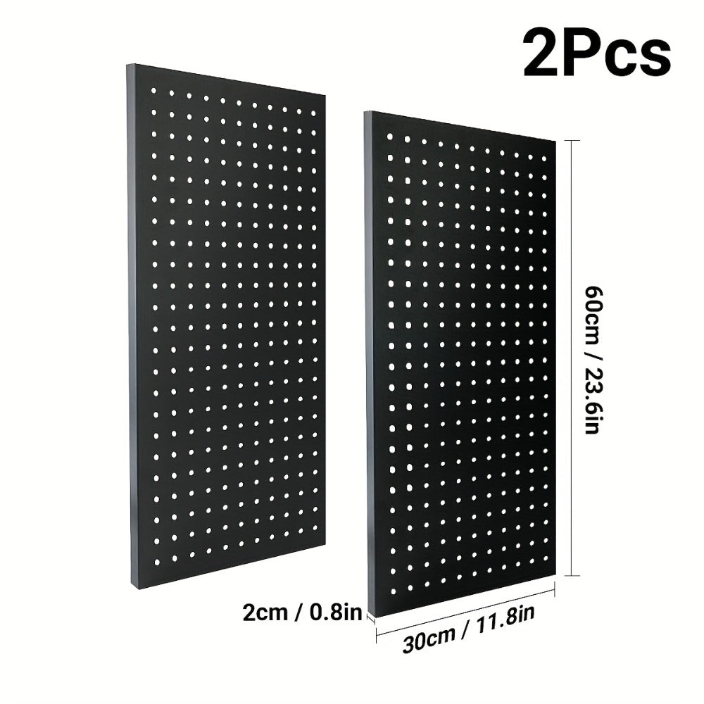 Metal Pegboard Wall Panels Garage Tool Storage Organizer Heavy Duty Steel Peg Board Wall Mounted Workshop Shed Craft Room 2 Pack 4 Pack