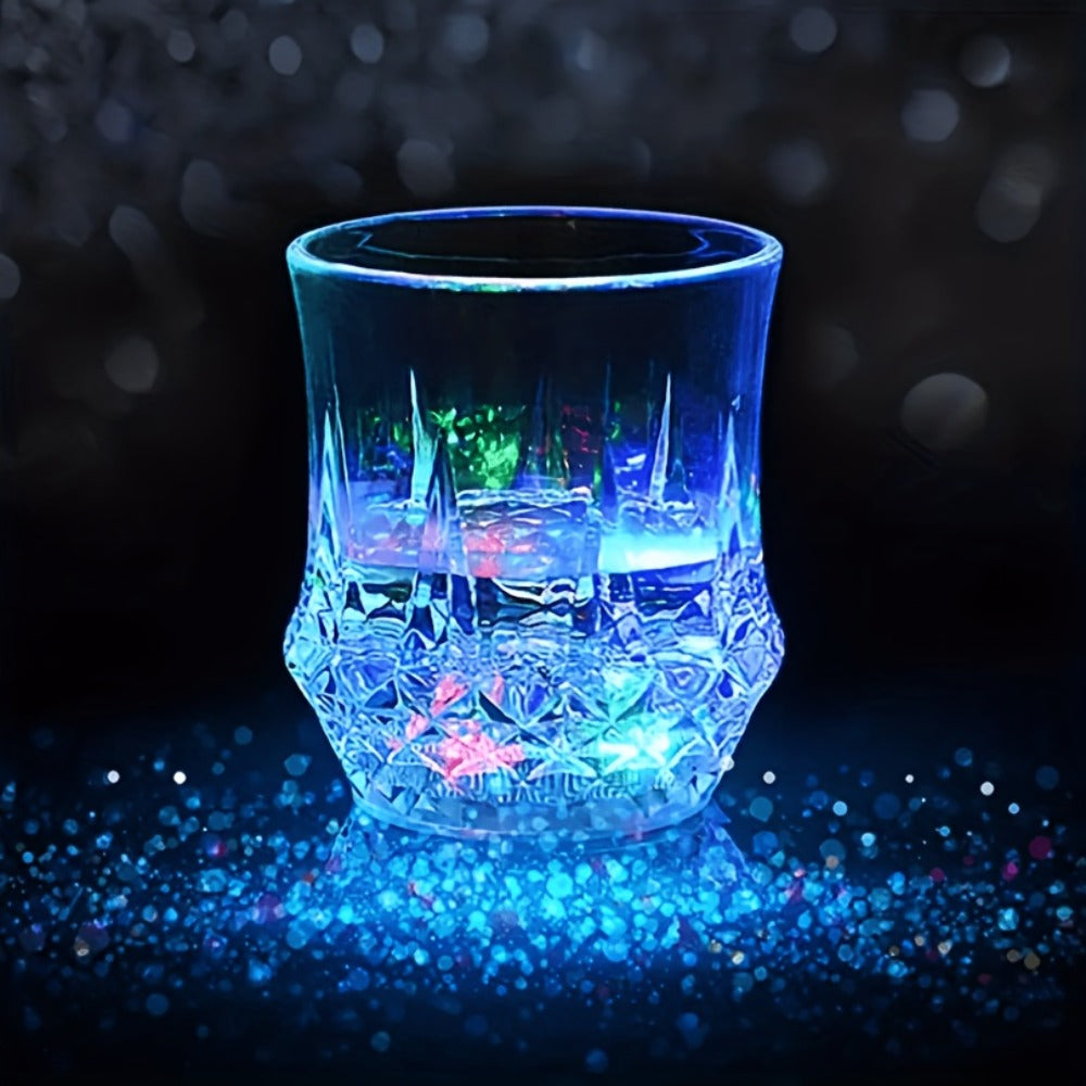LED Light-Up Cups Glow in the Dark ¨C Pineapple Induction Party Cups for Birthday Christmas Disco Valentine's Day (6.76oz)
