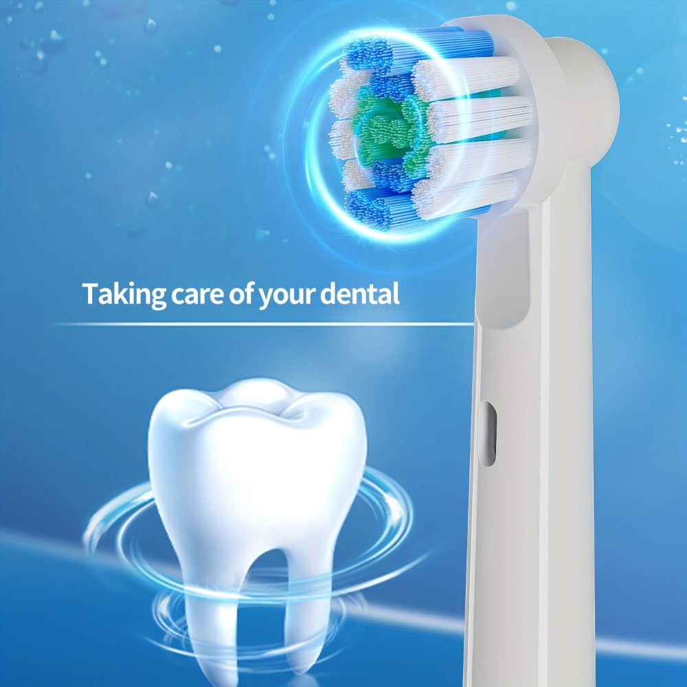 Sonic Electric Toothbrush with Smart Timer & 3 Cleaning Modes - IPX7 Waterproof, 4 Brush Heads, 600mAh USB Fast Charge, Round Tip Soft Bristles, Rechargeable Adult Toothbrush for Deep Clean