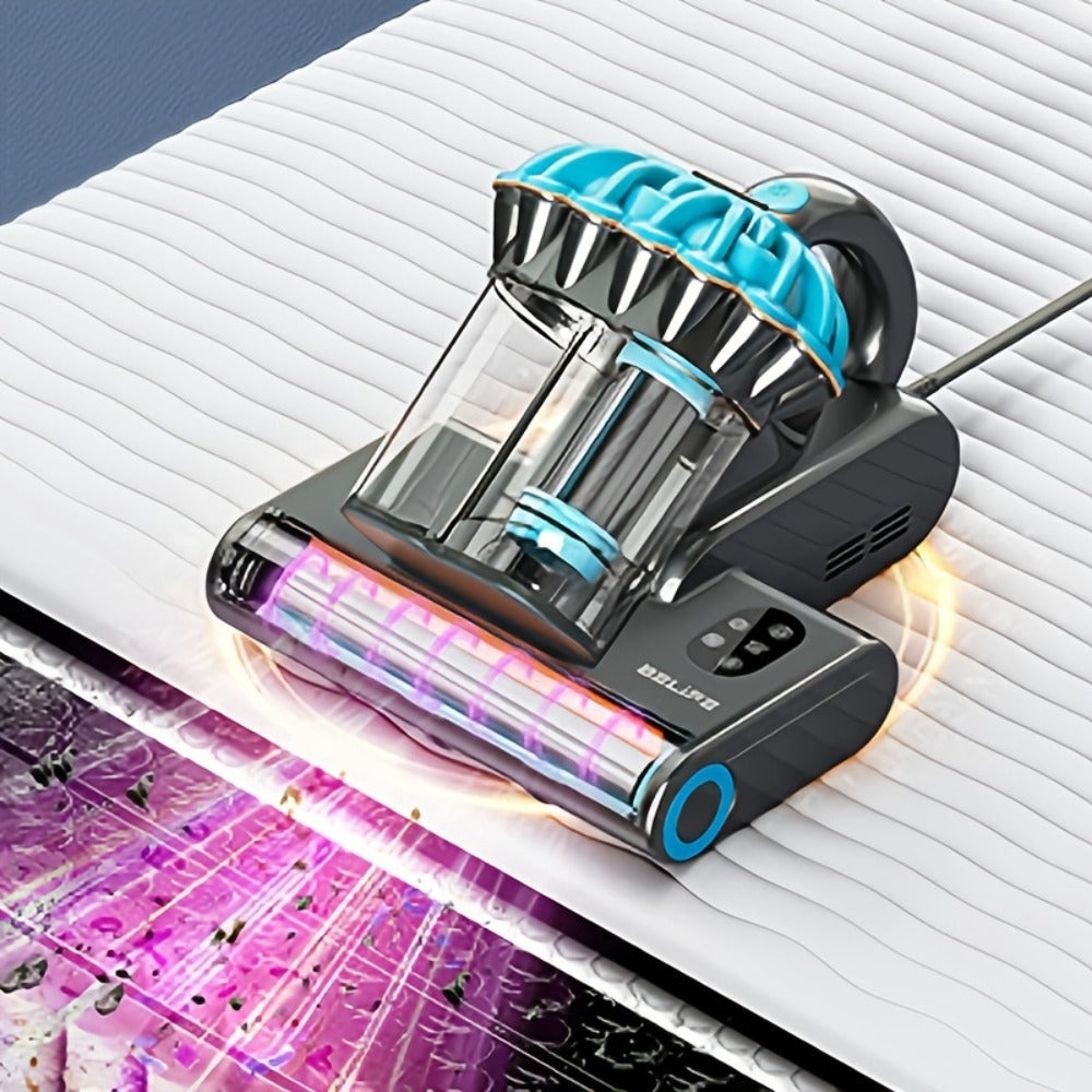Mattress Vacuum Cleaner 550W 20Kpa ¨C Belife M8 Bed Vacuum with UV Light, Hot Air Heating, HEPA Filter & Dual Dust Cup for Couch, Pillow & Pet Hair (Corded)