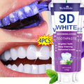 Whitening Toothpaste 4-Pack ¨C 9D White Alcohol-Free Formula, Thorough Deep Cleaning & Brighter Smile, Refreshing Mint Breath, Gentle on Gums, Travel-Friendly 100g, Oral Care Gift for Men & Women