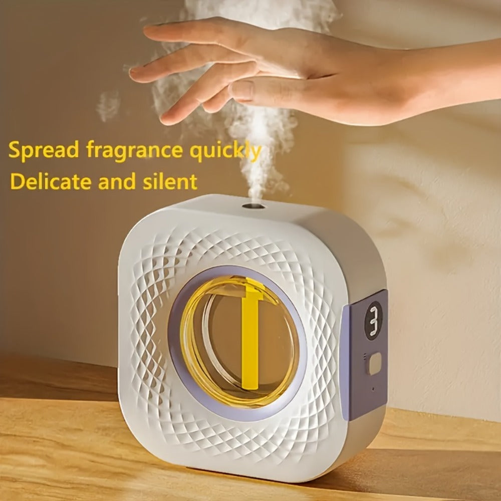 Aromatherapy Diffuser Spray Set with Essential Oils & Automatic Timer | Air Humidifier & Room Freshener for Bedroom, Bathroom, Car & Pet Room, Long-Lasting Fragrance & Odor Eliminator, 3 or 6 Bottles