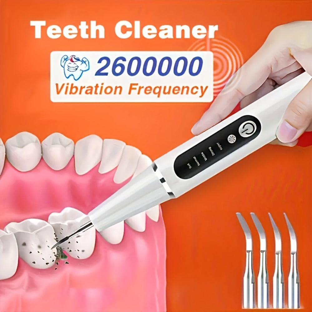 Electric Toothbrush Kit with LED Light & 5-Mode Adjustment ¨C 3 Brush Head Accessories, Deep Cleaning Oral Care Set for Home Use, Great Gift for Mother's Day, Father's Day & Birthdays
