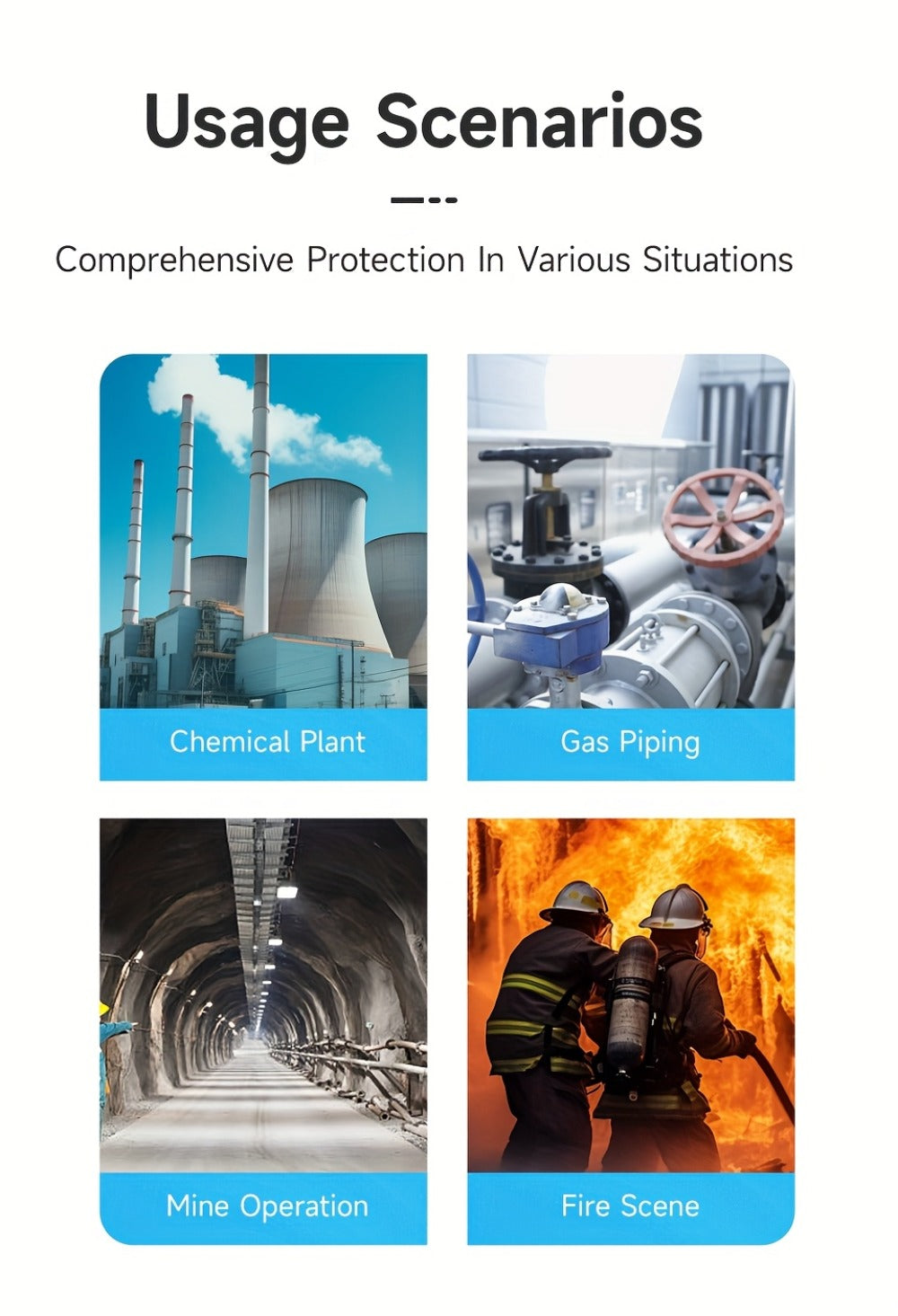 Gas Leak Detector Combustible Gas Detector Aicevoos AS-F12 Natural Gas Methane Tester Sound Light Alarm Electrochemical Sensor Home Industrial Safety