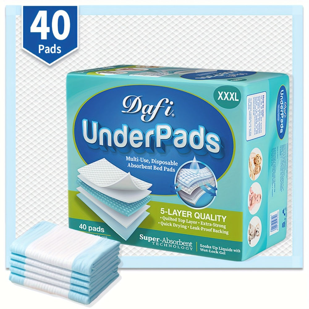 Disposable Bed Pads Extra Large Incontinence Underpads - Super Absorbent Chucks Pads with Odor Control for Elderly & Adults | Multiple Sizes