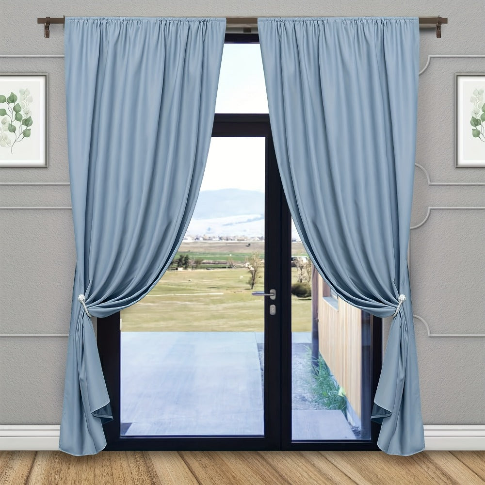 Crystal Curtain Holdbacks Wall Mounted 2-Pack Heavy Duty Metal Drapery Tieback Hooks Home Office Decor
