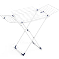 Clothes Drying Rack Foldable 4-Wing Large Capacity Metal Laundry Rack Free Standing Indoor Outdoor Space Saving Airer 55x38 In