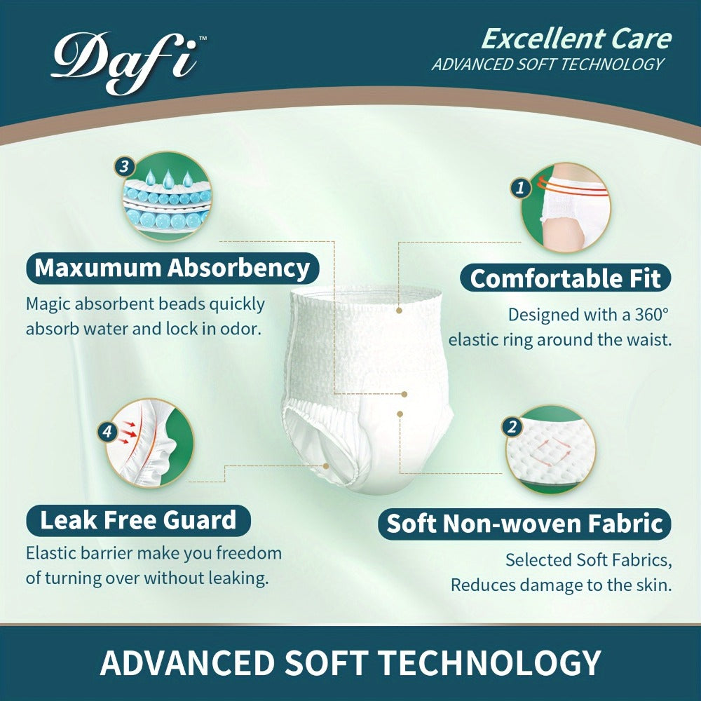Adult Incontinence Underwear for Women Men Disposable Pull Up Briefs Overnight Bladder Control Maximum Absorbency M L XL 2XL 24 26 28 Count