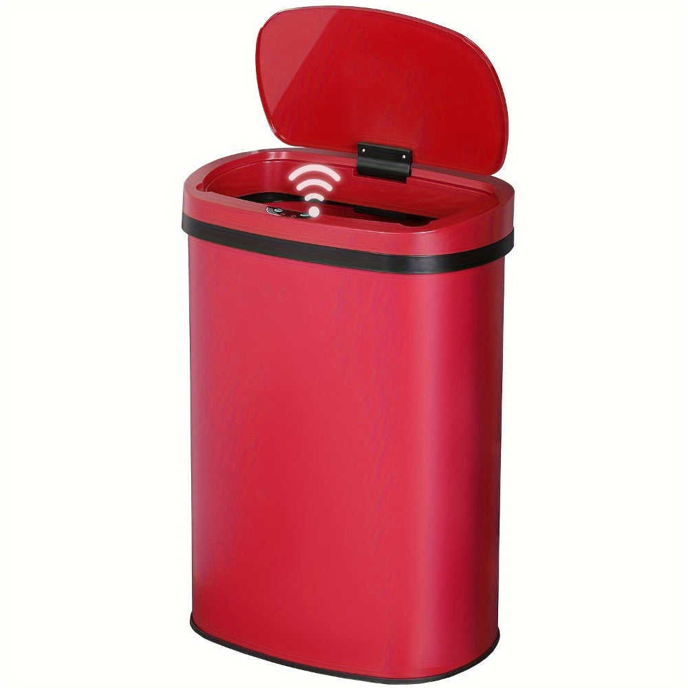 Touchless Motion Sensor Trash Can 13 Gallon 50L ¨C Automatic Kitchen Garbage Can for Home Office Bedroom Living Room