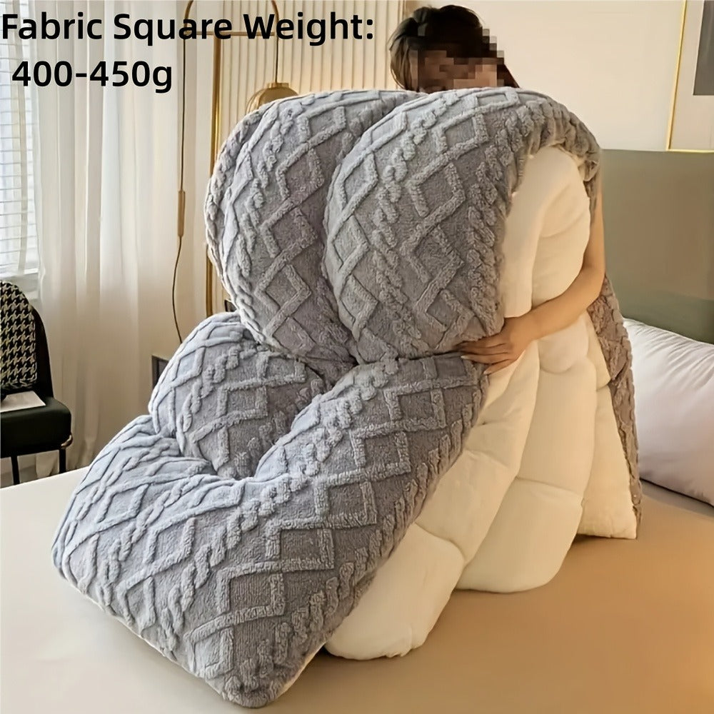 Taffeta Comforter All Season ¨C Soft, Thick & Warm Quilt for Bedroom, Guest Room & Hotel | Machine Washable | Twin Full Queen King
