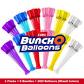 Rapid-Fill Self-Sealing Water Balloons 105+ 205+ Bulk Pack Outdoor Summer Fun Kids Adults Party Tropical Colors Fast Fill Balloon Fight Set ZURU Bunch O Balloons Compatible