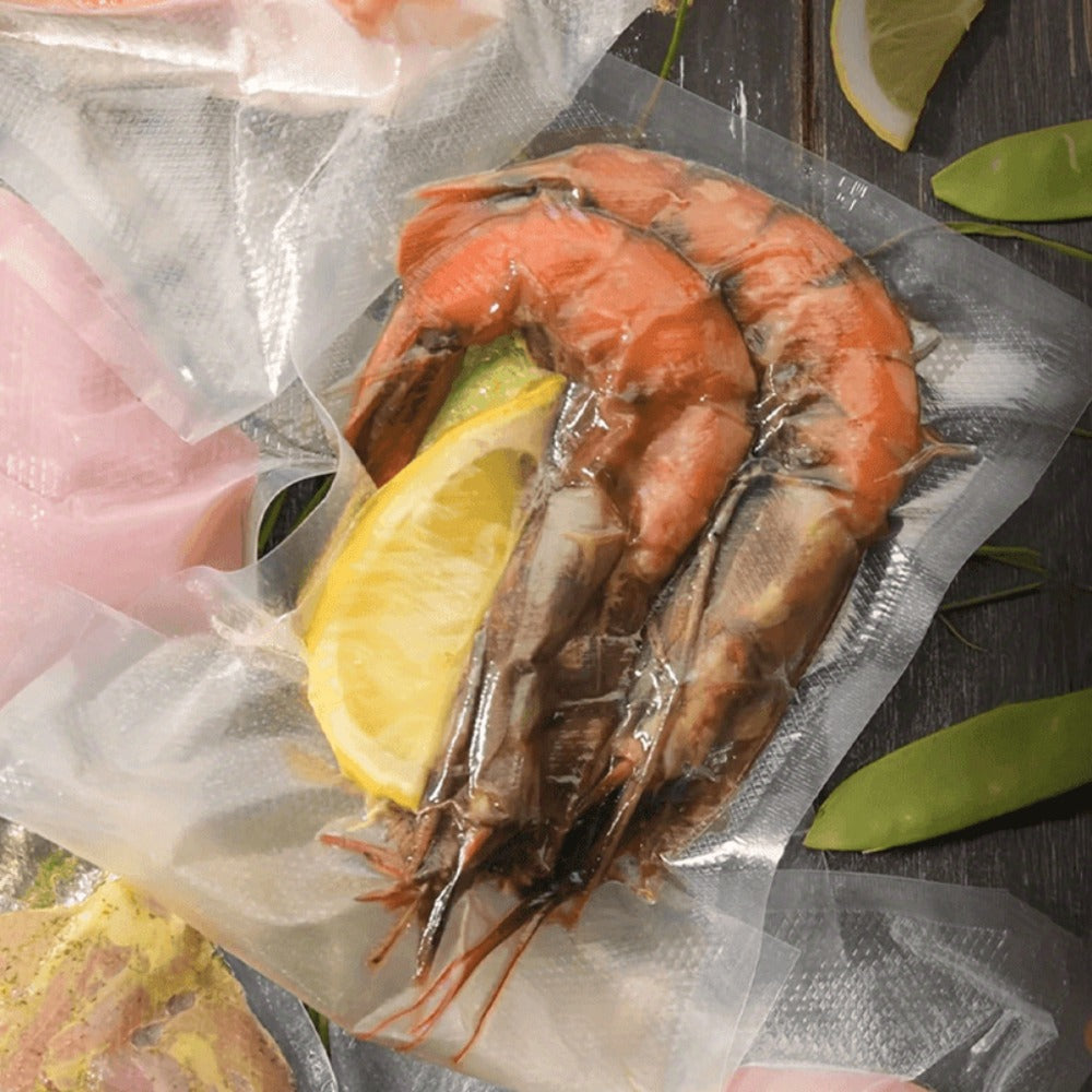 Vacuum Sealer Bags Reusable Airtight Food Storage Bags Multiple Sizes ¨C No Power Needed, Keep Meat, Fruits & Vegetables Fresh Longer, BPA-Free Roll Bags for Kitchen Organization & Meal Prep