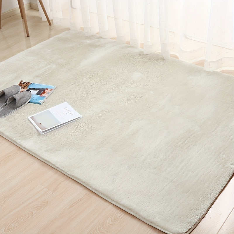 Fluffy Shag Area Rug Soft Plush Carpet Non-Slip for Living Room Bedroom Bedside 100% Polyester Tufted Indoor Floor Rug Home Decor Multiple Colors and Sizes