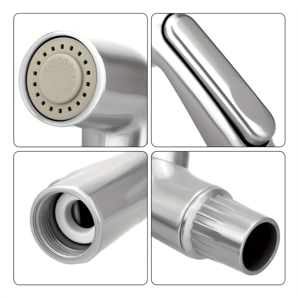 Kitchen Sink Side Sprayer Head Universal Replacement ¨C Quick Connect Pull-Out Faucet Nozzle, Fits Kohler Delta Moen Oakbrook Glacier Bay & Most Spray Hoses, Scratch-Resistant ABS Chrome Finish