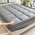 Quilted Mattress Pad Soft Mattress Protector | Machine Washable 500GSM 100% Polyester Deep Pocket 8-12 Inch Fitted Bed Cover Twin Full Queen King California King 4 Colors