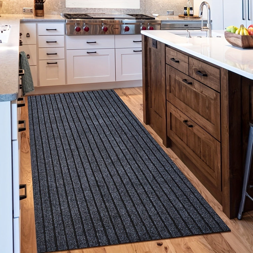 Runner Carpet with Rubber Backing - Non-Slip 1800G/sqm Heavy Duty Washable Indoor Outdoor Rug | Hallway, Entryway, Laundry Room & Balcony Runner Mat | Multiple Sizes & Colors