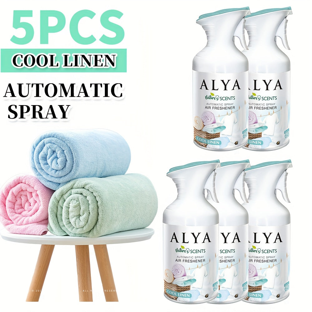 Aromatherapy Air Freshener Spray 6 Scents | Lavender Vanilla Ocean Magnolia | Multi-Purpose Room Spray for Car Home Office Bathroom Fabric Closet Odor Eliminator