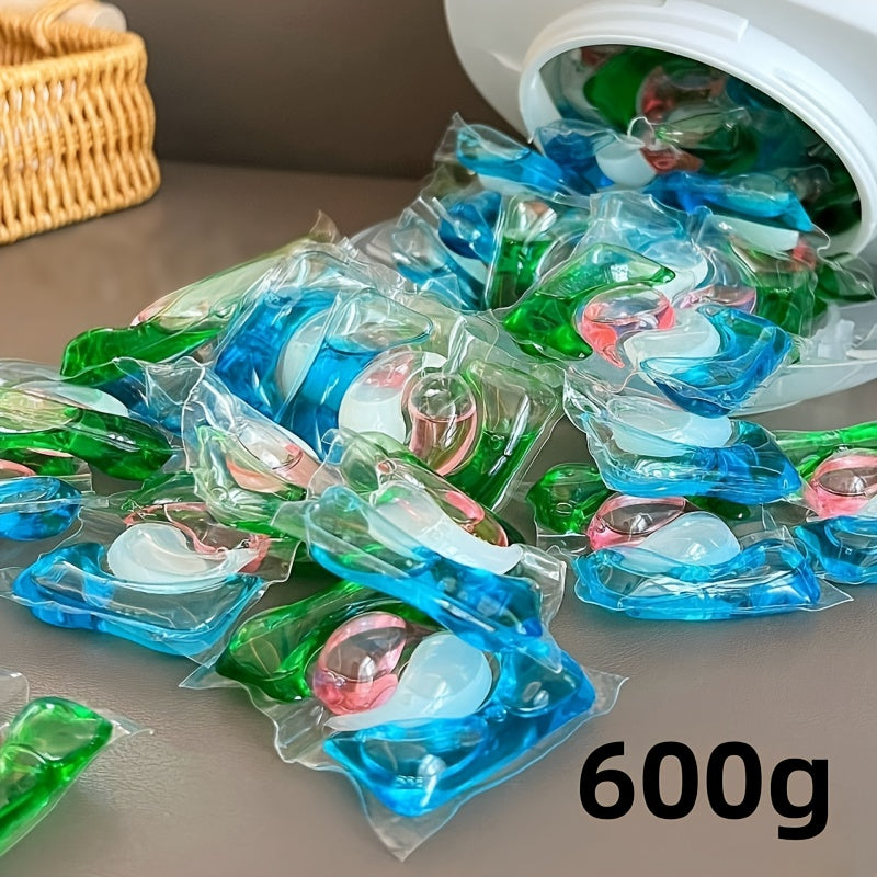 Laundry Pods Concentrated Deep Cleaning Tough Stain Removal Long-Lasting Fragrance Quick Dissolving No Residue ¨C 200g 300g 600g Laundry Detergent Pods