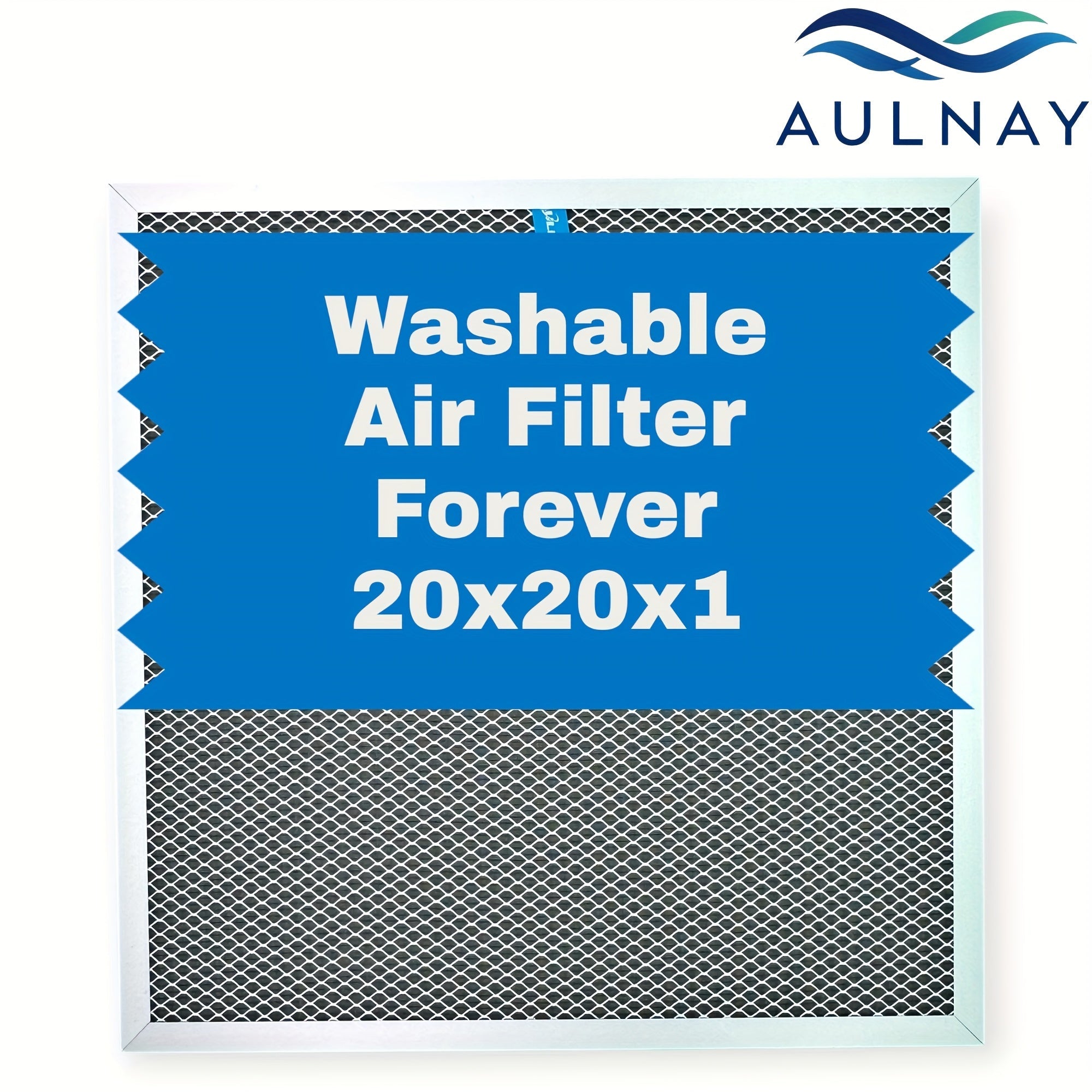 Washable Electrostatic HVAC Air Filter MERV 8 Lifetime Reusable, 6-Layer Filtration MPR 600 FPR 5, Increases Airflow, Healthier Indoor Air for Home and Office, Multiple Sizes Available