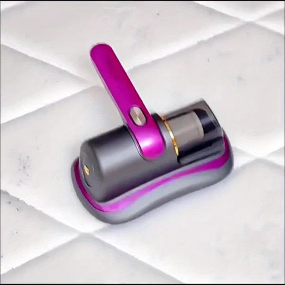 Cordless Mattress Vacuum Cleaner Handheld Bed Vacuum for Dust Mites, Allergens & Pet Hair - Portable Wireless Upholstery Vacuum for Mattress, Sofa, Carpet & Bedding, Lightweight Easy to Use, Purple