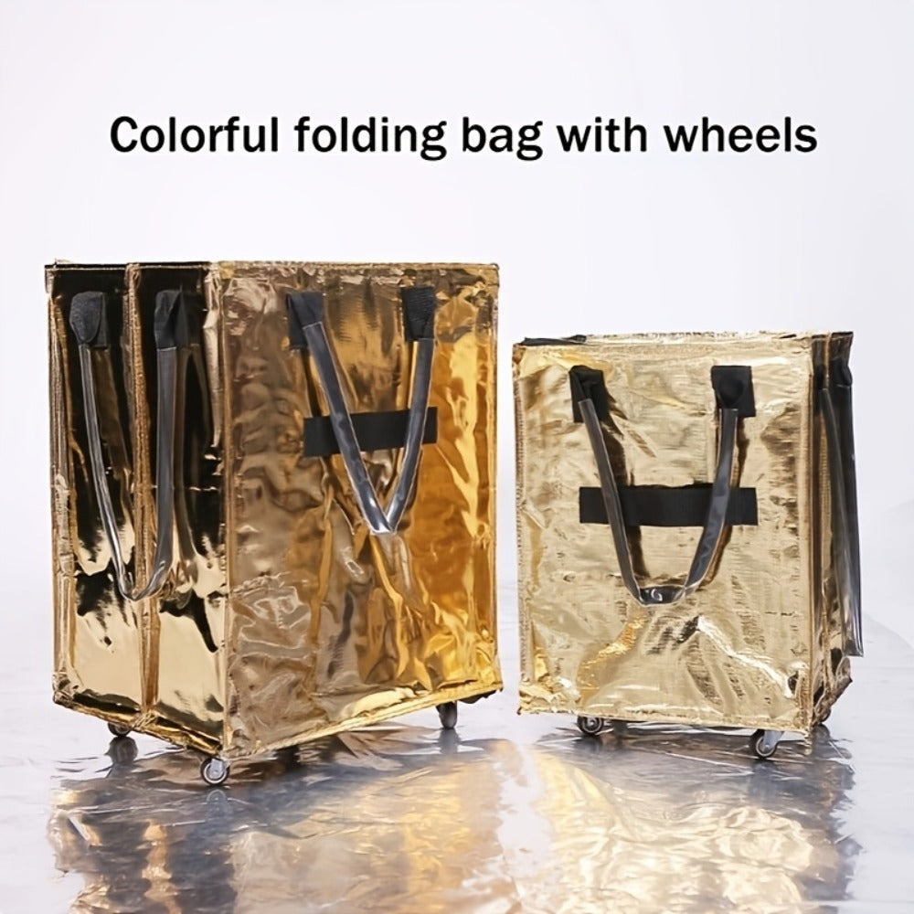 Rolling Travel Luggage Bag with Wheels Carry On Handbag Multi-Functional Wheeled Duffel Bag for Women Men - Lightweight Outdoor Travel Bag M & L Size Multiple Colors