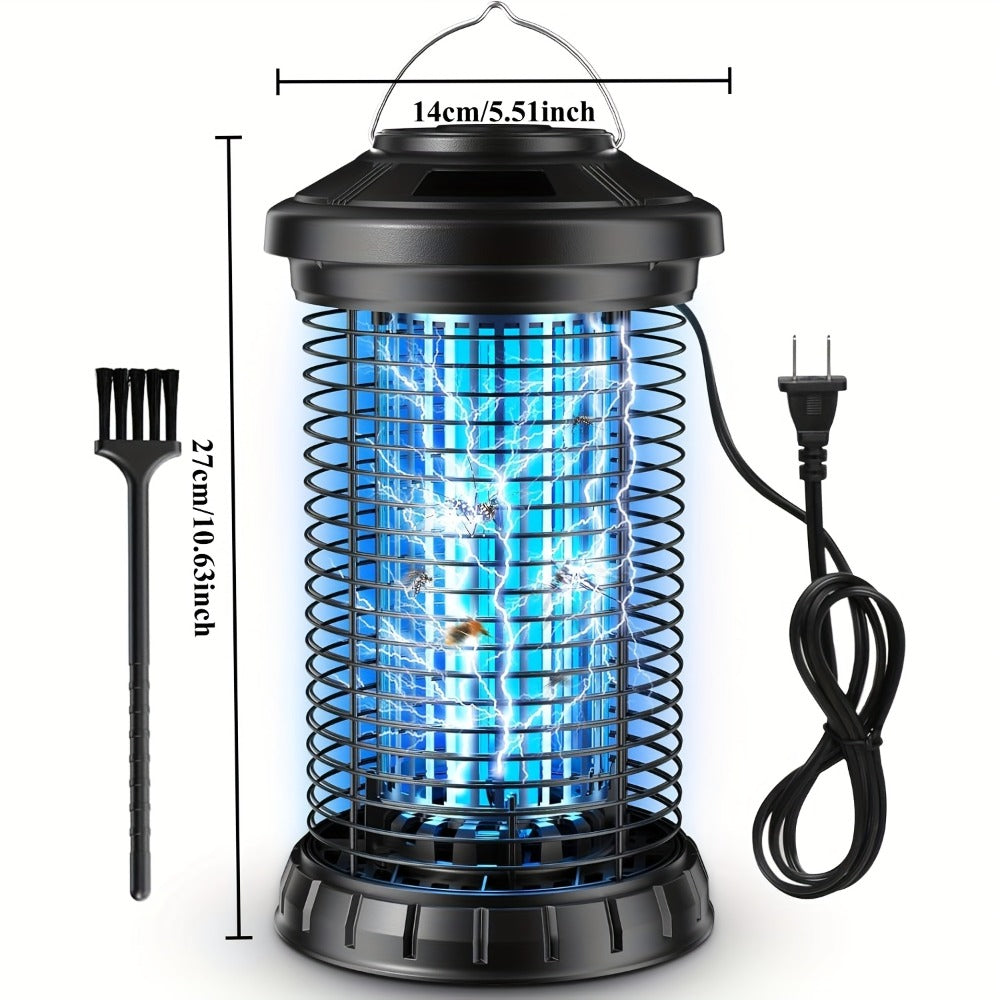 Portable Bug Zapper 4200V ¨C Electric Mosquito Killer & Indoor Fly Trap, UV Insect Zapper for Home, Bedroom, Kitchen, Backyard & Camping, Chemical-Free Bug Repellent Mosquito Trap ¨C Black