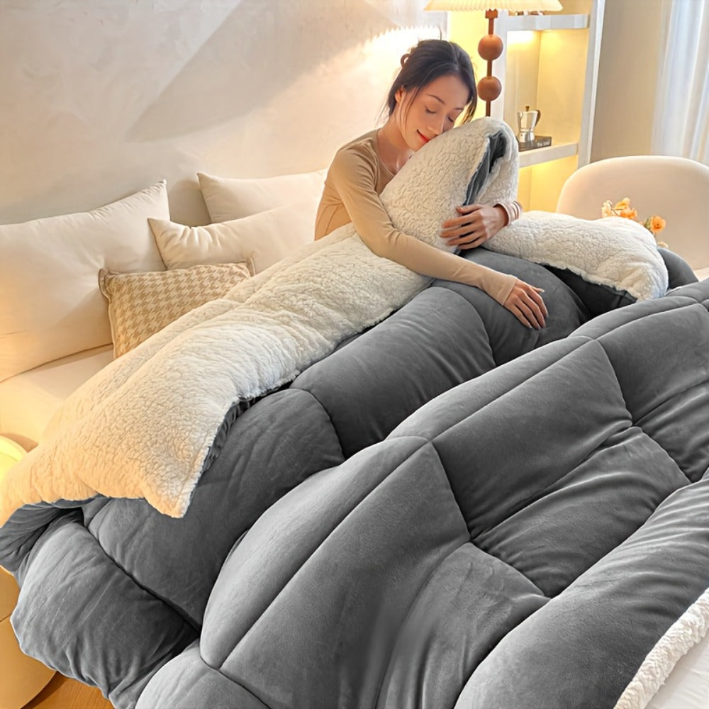 Moire Pattern Flannel Blanket ¨C 200-250gsm Thick Plush Reversible Throw for Sofa & Bed, Soft Cozy Microfiber, 5 Colors, 4 Sizes