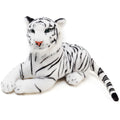 White Tiger Stuffed Animal Plush 17 Inch ¨C Saphed Soft Plush Tiger Toy with Story Card, Premium Acrylic Fill, CPSIA Safe ¨C Perfect Gift for Kids, Boys & Girls Ages 0+