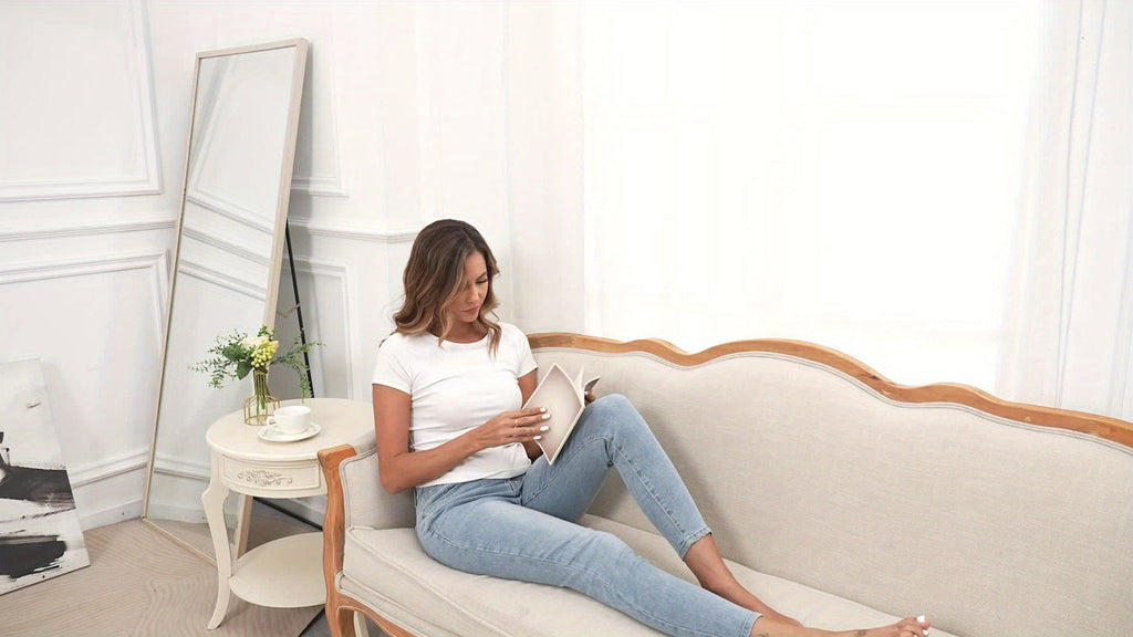 Reading Pillow with Side Pocket & Memory Foam Filling, Large Backrest Pillow for Bed Sofa Floor, Husband Pillow for Reading Gaming Relaxing, Gifts for Men Women, Gray, 2.2KG/4.5LB