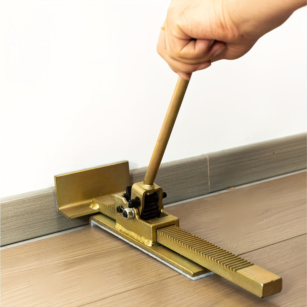 Hardwood Flooring Jack & Positioning Tool for Installing & Straightening Hardwood Floors ¨C Professional Floor Installation Tool for Tongue & Groove, Laminate & Engineered Wood Flooring