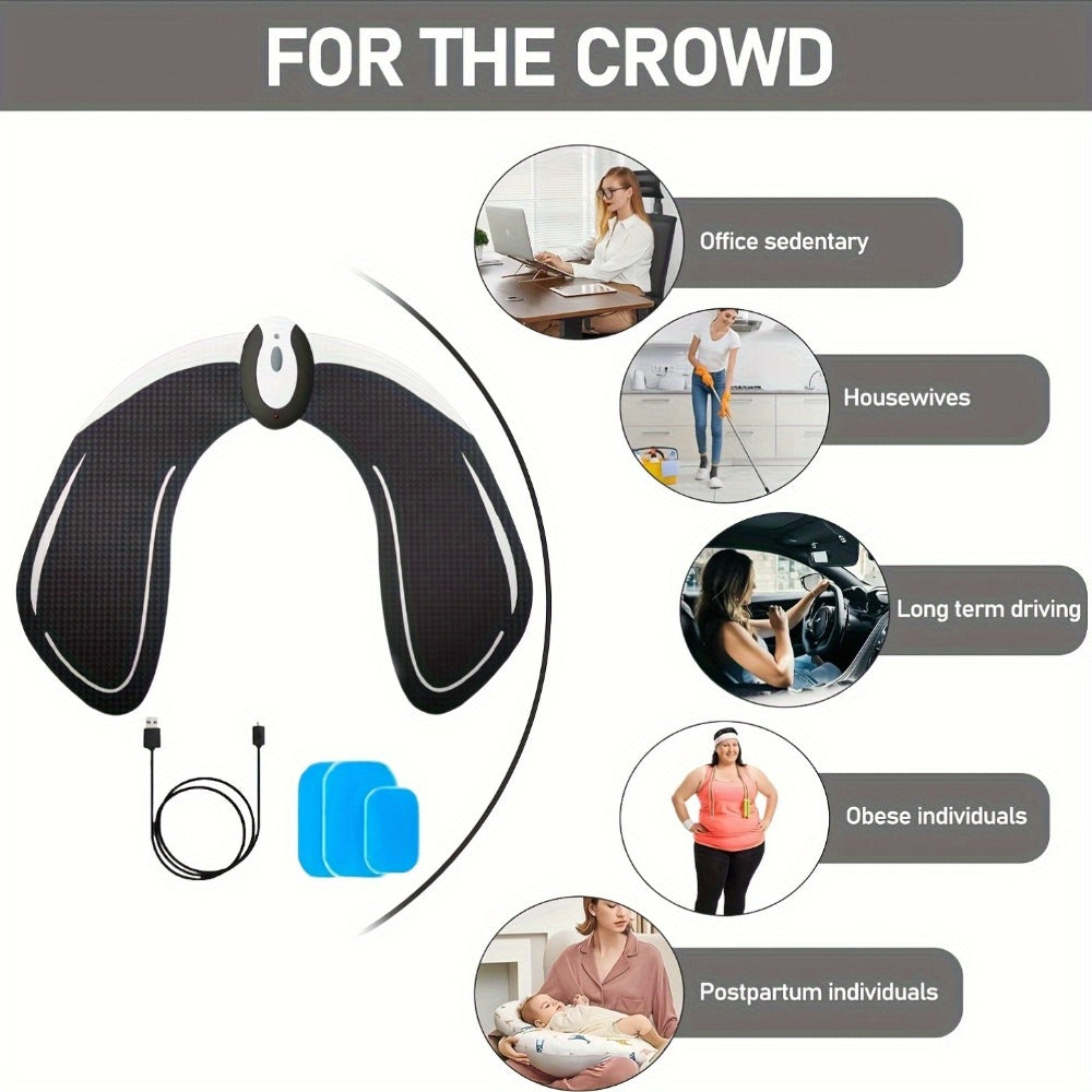 Butt Trainer Glute Exerciser Hip Workout Equipment, Booty Sculptor for Rounded Firm Toned Buttocks, Inner Thigh & Pelvic Floor Strengthener, Home Gym Fitness Tool for Women & Men