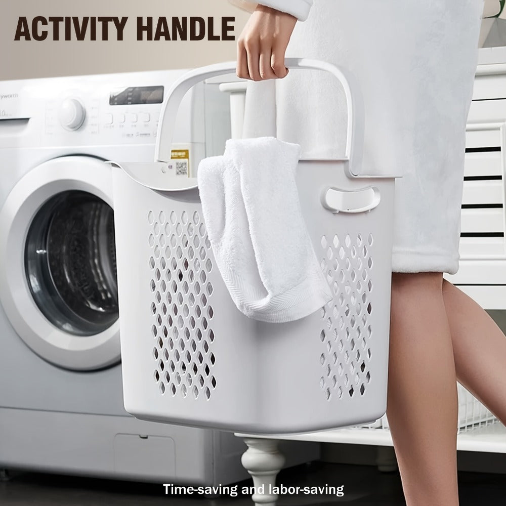 Rolling Laundry Hamper Cart with Wheels Multi-Tier | Large Capacity Laundry Basket with Removable Baskets | Wheeled Laundry Organizer for Laundry Room Bathroom Bedroom