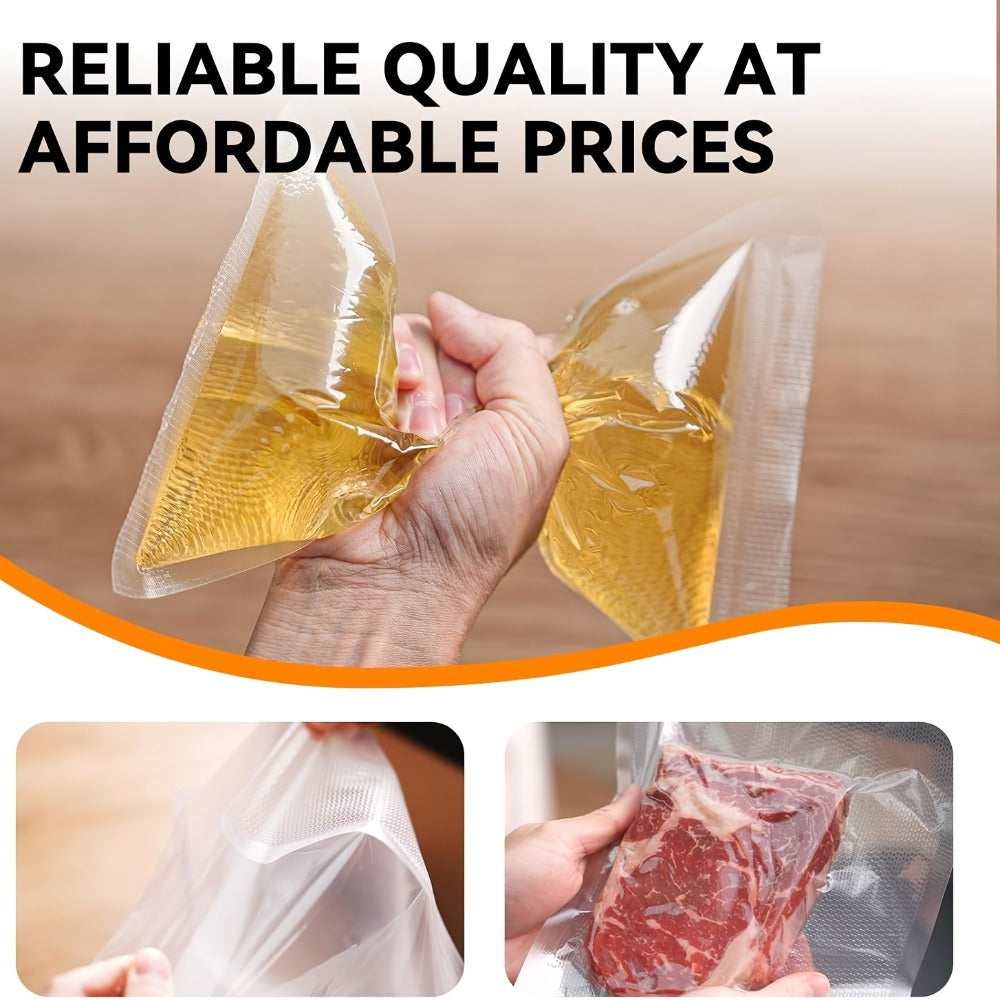 Vacuum Sealer Bags 250pcs - BPA-Free Food Storage Bags in 3 Sizes (6¡±x10¡±, 8¡±x12¡±, 11¡±x16¡±), Compatible with All Vacuum Sealing Machines for Meal Prep, Food Preservation & Sous Vide Cooking
