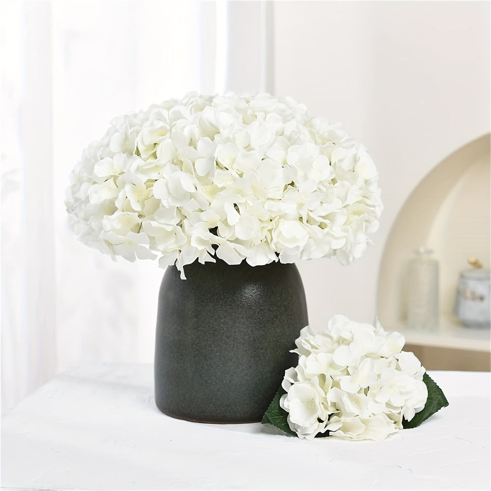 Artificial Hydrangea Flowers with Stems 60 Pack ¨C Fake Hydrangea Flower Heads for Wedding Centerpieces, Bouquets, DIY Home Decor, Garden & Party Arrangements | Realistic Silk-Look Floral Decor