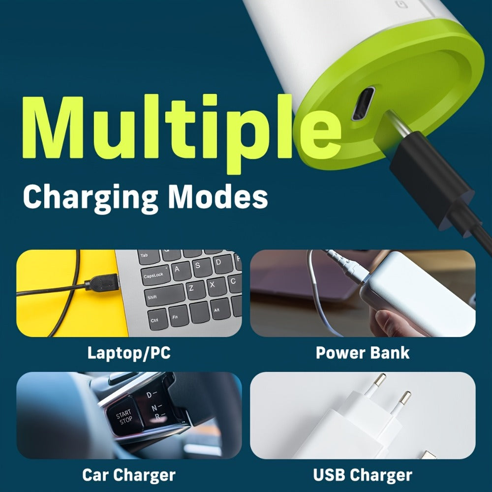 Cordless Hot Glue Gun Fast Heating USB Rechargeable 2000mAh ¨C 12-Second Heat-Up, Anti-Drip Nozzle, Auto Shut-Off, Mini Glue Sticks Included, Portable Wireless Glue Gun for DIY Crafts, Home Repair, Floral & Plush Toy Projects