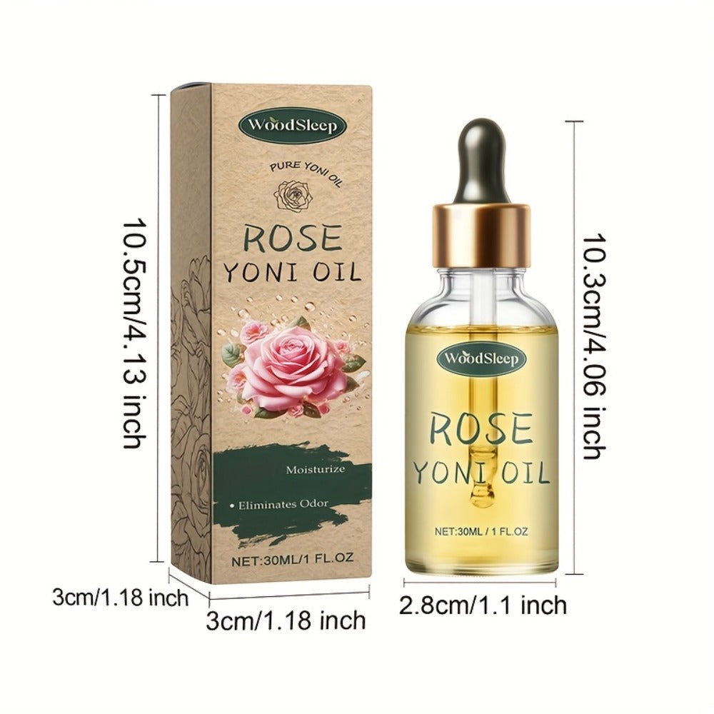 Feminine Care Oil with Rosehip Oil 30ml ¨C Gentle Intimate Care Oil Mild Non-Irritating Formula, Effectively Neutralizes Odor & Alleviates Discomfort, Daily Private Area Body Care Oil for Women, 1oz