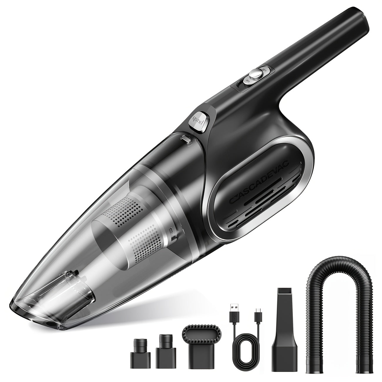 Handheld Vacuum Cleaner Cordless 6000PA Powerful Suction | Dual Filtration Low Noise Portable Mini Vacuum for Car Interior Pet Hair Kitchen Home Desk | Lightweight Compact Hand Vacuum | Multiple Colors