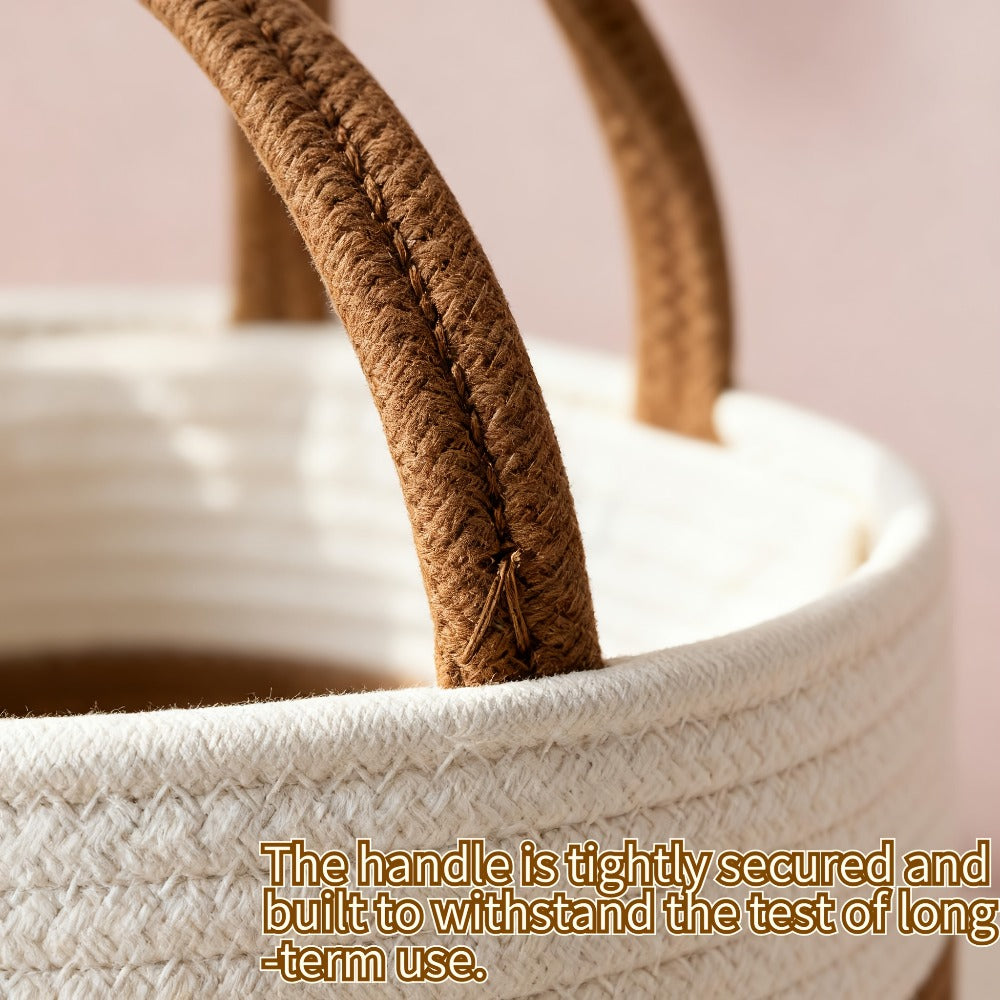 Cute Animal Woven Storage Basket ¨C Decorative Desktop Organizer for Remote Controls, Toys, Stationery & Small Items ¨C Bear, Bunny, Elephant & Giraffe Styles for Home, Nursery & Gift