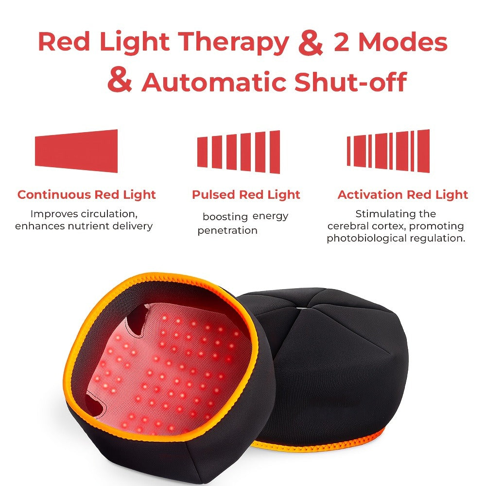 Red Light Therapy Cap 101 LEDs Detachable LED Panel Infrared Light Hat for Brain Relaxation Insomnia Relief Head Pain Treatment Hair Growth Scalp Care
