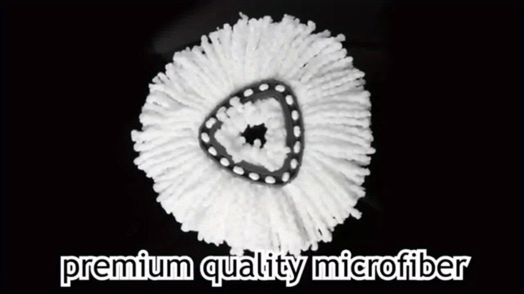 Microfiber Rotary Mop Replacement Heads 360 Degree Triangular Spin Mop Pads Refill Compatible with Rotary Mop Systems Deep Floor Cleaning 2 5 10 20 Pack
