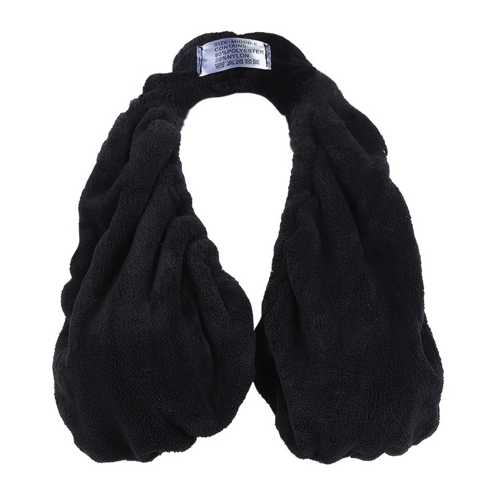 Strapless Towel Bra Wrap ¨C Breathable Knit Beach & Sports Chest Cover for Women, Soft Double-Sided Plush, Absorbent Daily Wear