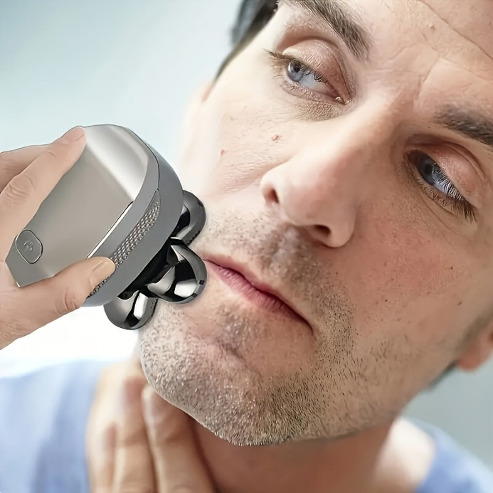 9D Electric Head Shaver for Bald Men ¨C 5-in-1 Cordless Rechargeable Bald Head Razor & Grooming Kit for Home and Travel