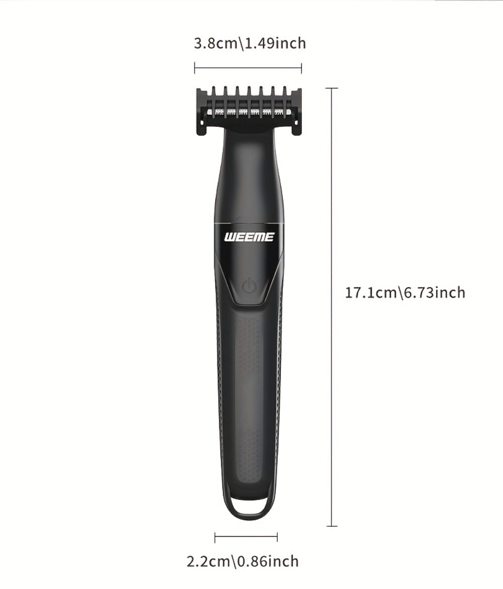 Electric Epilator & Hair Removal Device 3-in-1 for Men & Women - Painless Shaver Trimmer for Underarms Legs Arms Bikini Line Sensitive Areas, USB Rechargeable Personal Care Grooming Tool